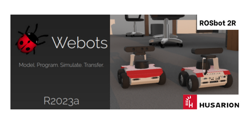 Webots includes Husarion ROSbot 2R